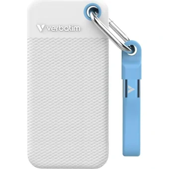 Verbatim Pocket USB 3.2 Εξωτερικός SSD 1TB M.2 White / Light Blue 32320
