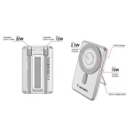Verbatim Charge´n´Go 2C Power Bank 5000mAh Ασημί 32276 - Image 5