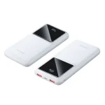Vention Power Bank 10000mAh 22.5W με 2 Θύρες USB-A και Θύρα USB-C Λευκό FHKW0