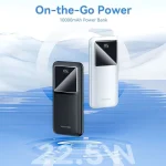 Vention Power Bank 10000mAh 22.5W με 2 Θύρες USB-A και Θύρα USB-C Λευκό FHKW0 - Image 3