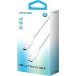 Vention USB 2.0 Cable USB-C male - USB-C 60W Λευκό 2m TRDWH - Image 3