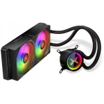 Krux HydroX 240 ARGB Υδρόψυξη Επεξεργαστή Διπλού Ανεμιστήρα 120mm για Socket AM4/AM5/1700/1200/115x KRXE001 - Image 2
