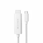 Targus Braided Cable HDMI male - USB-C male 2.5m Μαύρο HD6007WHGL - Image 3