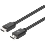 Manhattan HDMI 2.0 Cable HDMI male - HDMI male 2m Μαύρο 356657