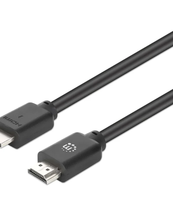 Manhattan HDMI 2.0 Cable HDMI male - HDMI male 2m Μαύρο 356657