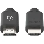 Manhattan HDMI 2.0 Cable HDMI male - HDMI male 1m Μαύρο 356633 - Image 3