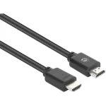 Manhattan HDMI 2.0 Cable HDMI male - HDMI male 1m Μαύρο 356633 - Image 4