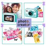 Studio Creator Παιδική Φωτογραφική Μηχανή 32MP με Θερμική Εκτύπωση Μαύρη CLK 046 - Image 10