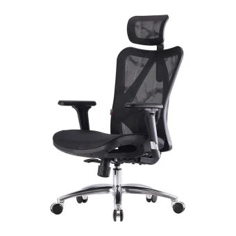 Καρέκλα Γραφείου με Μπράτσα M57 Black Sihoo M57-M111