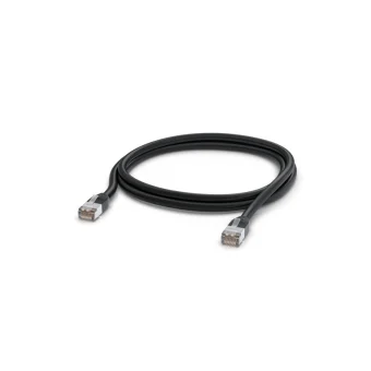 Ubiquiti U/FTP (STP) Cat.5e Καλώδιο Δικτύου Ethernet εξωτερικού χώρου 2m Μαύρο 1τμχ UACC-Cable-Patch-Outdoor-2M-BK
