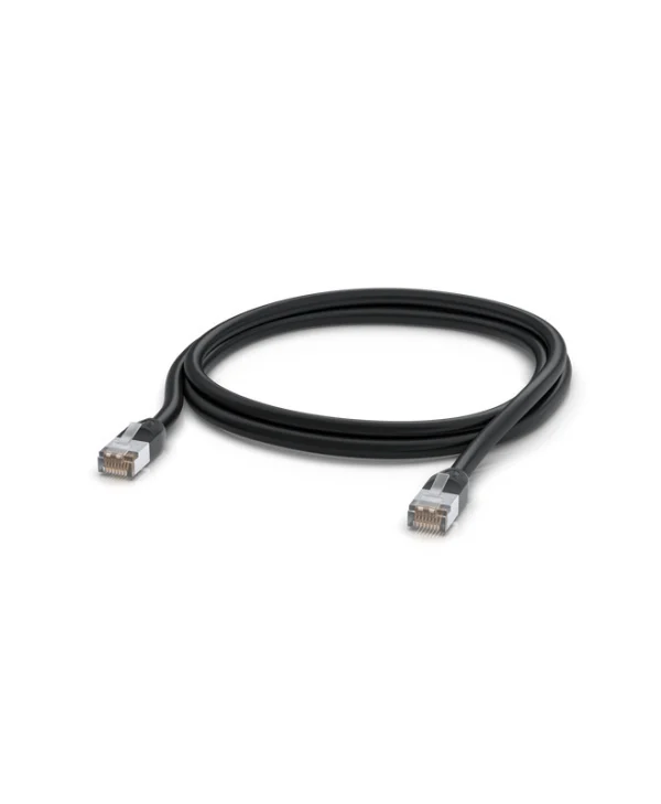 Ubiquiti U/FTP (STP) Cat.5e Καλώδιο Δικτύου Ethernet εξωτερικού χώρου 2m Μαύρο 1τμχ UACC-Cable-Patch-Outdoor-2M-BK