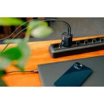 Verbatim Φορτιστής Χωρίς Καλώδιο GaN με Θύρα USB-A και 2 Θύρες USB-C 65W Power Delivery / Quick Charge 3.0 Μαύρος (Essentials) 32352 - Image 7