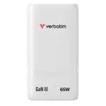 Verbatim Φορτιστής Χωρίς Καλώδιο GaN με 2 Θύρες USB-C 65W Λευκός (Fold 'n' Go) 32355 - Image 5