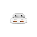 Verbatim Φορτιστής Χωρίς Καλώδιο GaN με 2 Θύρες USB-C 65W Λευκός (Fold 'n' Go) 32355 - Image 8