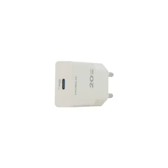 Mobilis Φορτιστής Χωρίς Καλώδιο με Θύρα USB-C 20W Λευκός (Energia) 020025