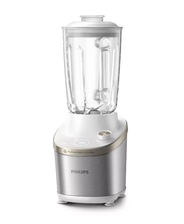 Philips Μπλέντερ για Smoothies με Γυάλινη Κανάτα 2lt 1500W Ασημί HR3760/01