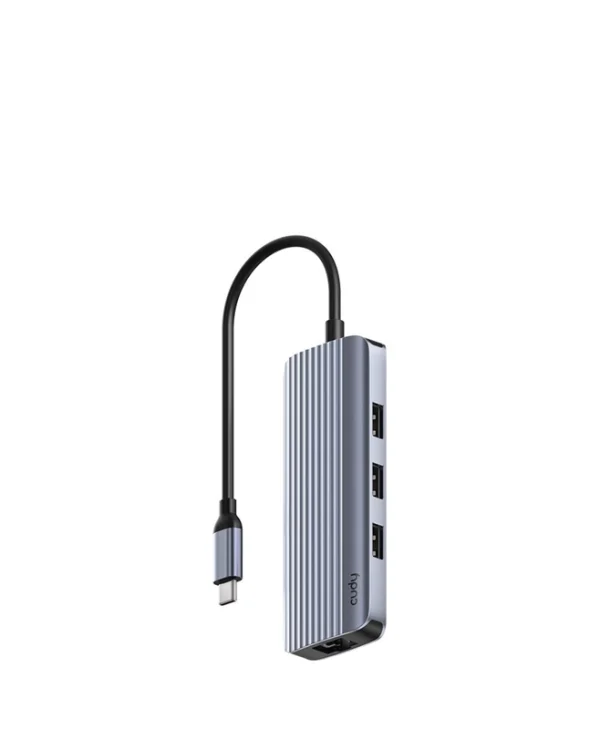 Cudy USB 3.2 Hub 20 Θυρών με σύνδεση USB-A / Ethernet Γκρι UH606