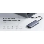 Cudy USB 3.2 Hub 20 Θυρών με σύνδεση USB-A / Ethernet Γκρι UH606 - Image 2