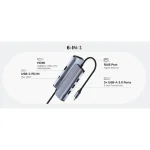 Cudy USB 3.2 Hub 20 Θυρών με σύνδεση USB-A / Ethernet Γκρι UH606 - Image 3