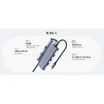Cudy USB 3.2 Hub 20 Θυρών με σύνδεση USB-A / Ethernet Γκρι UH606 - Image 4