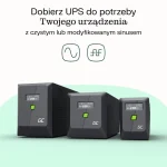 Green Cell UPS Line-Interactive 1500VA 900W UPSLM900 - Image 8