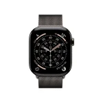 Apple Watch Series 11 Cellular Titanium 46mm Αδιάβροχο με eSIM και Παλμογράφο (Slate Titanium Case with Slate Milanese Loop - M/L) MFD44ZR/A - Image 2