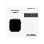 Apple Watch Series 11 Cellular Titanium 46mm Αδιάβροχο με eSIM και Παλμογράφο (Slate Titanium Case with Slate Milanese Loop - M/L) MFD44ZR/A - Image 5