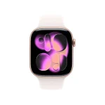 Apple Watch Series 11 Aluminium 46mm Αδιάβροχο με Παλμογράφο (Rose Gold Aluminium Case with Light Blush Sport Band - S/M) MEV64ZR/A - Image 4