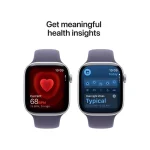 Apple Watch Series 11 Aluminium 42mm Αδιάβροχο με Παλμογράφο (Silver Aluminium Case with Purple Fog Sport Band - M/L) MEU74ZR/A - Image 2