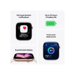 Apple Watch Series 11 Aluminium 42mm Αδιάβροχο με Παλμογράφο (Space Grey Aluminium Case with Black Sport Band - S/M) MEQW4ZR/A - Image 3