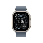 Apple Watch Ultra 3 Titanium 49mm Αδιάβροχο με eSIM και Παλμογράφο (Natural Titanium Case with Anchor Blue Ocean Band) MEWH4QF/A - Image 5