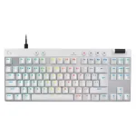 Logitech Pro X TKL Ηall Effect Gaming Πληκτρολόγιο Tenkeyless με Magnetic διακόπτες και RGB φωτισμό (Αγγλικό US) Λευκό 920-013242