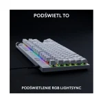 Logitech Pro X TKL Ηall Effect Gaming Πληκτρολόγιο Tenkeyless με Magnetic διακόπτες και RGB φωτισμό (Αγγλικό US) Λευκό 920-013242 - Image 2
