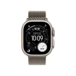 Apple Watch Ultra 3 Titanium 49mm Αδιάβροχο με eSIM και Παλμογράφο (Natural Titanium Case with Natural Titanium Milanese Loop - Large) MF0E4QR/A - Image 5