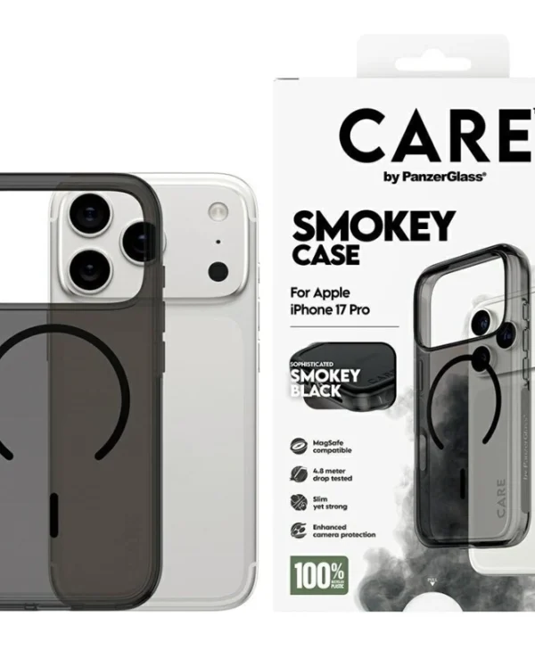 PanzerGlass Care Back Cover Πλαστικό Μαύρο (iPhone 17 Pro) CR68423