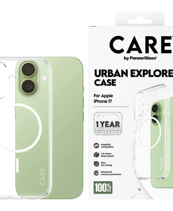 PanzerGlass Care Back Cover Πλαστικό Λευκό (iPhone 17) CR49224