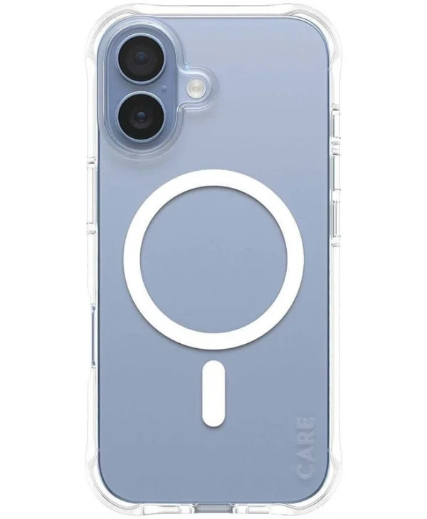 PanzerGlass Care Samba Back Cover Σιλικόνης Transparent / White (iPhone 17) CR22326