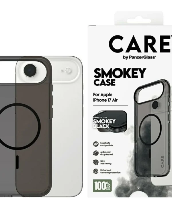 PanzerGlass Care Back Cover Πλαστικό Μαύρο (iPhone Air) CR43952