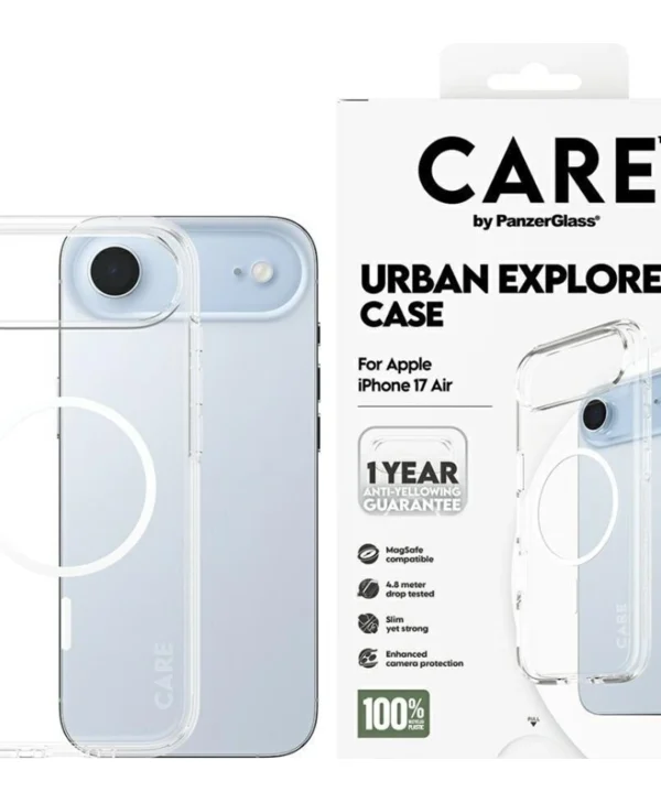 PanzerGlass Care Back Cover Πλαστικό Λευκό (iPhone Air) CR24805