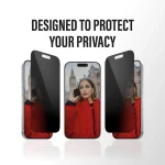 PanzerGlass Ultra-Wide Fit EasyAligner Privacy Tempered Glass (iPhone 17 / 17 Pro / 16 Pro) PG25586 - Image 2