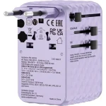 Verbatim Φορτιστής GaN με 2 Θύρες USB-A και 2 Θύρες USB-C και Καλώδιο USB-C 100W Power Delivery / Quick Charge 4+ Μωβ (Charge 'n' Travel) 30193 - Image 3