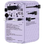 Verbatim Φορτιστής GaN με 2 Θύρες USB-A και 2 Θύρες USB-C και Καλώδιο USB-C 100W Power Delivery / Quick Charge 4+ Μωβ (Charge 'n' Travel) 30193 - Image 6