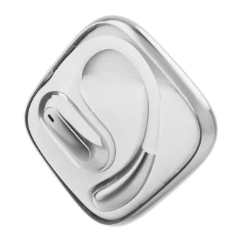 Gembird OWS-01-W Open Ear Bluetooth Handsfree Ακουστικά με Θήκη Φόρτισης Λευκά