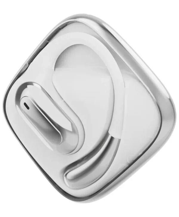 Gembird OWS-01-W Open Ear Bluetooth Handsfree Ακουστικά με Θήκη Φόρτισης Λευκά