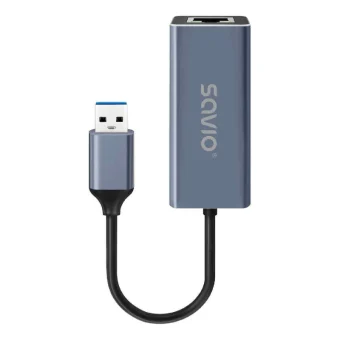 Savio USB Αντάπτορας Δικτύου για Ενσύρματη σύνδεση Gigabit Ethernet AK-83