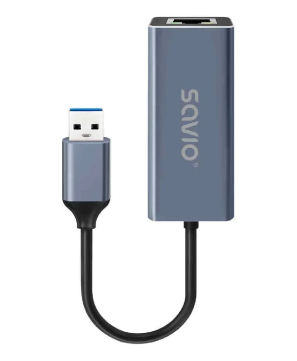 Savio USB Αντάπτορας Δικτύου για Ενσύρματη σύνδεση Gigabit Ethernet AK-83