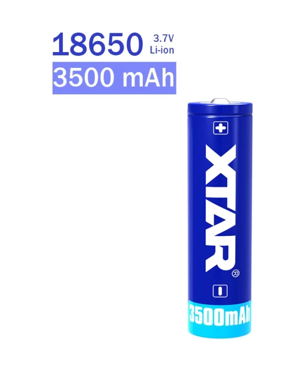 XTAR Επαναφορτιζόμενη Μπαταρία 18650 Li-ion 3500mAh 3.7V 1τμχ 18650-3500