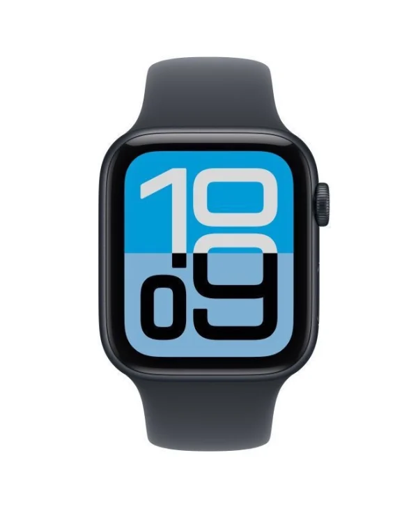 Apple Watch SE 3 Aluminium 40mm Αδιάβροχο με Παλμογράφο (Midnight Aluminium Case with Midnight Sport Band - M/L) MEHC4ZR/A
