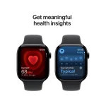Apple Watch Series 11 Cellular Aluminium 46mm Αδιάβροχο με eSIM και Παλμογράφο (Jet Black Aluminium Case with Black Sport Band - M/L) MFC44ZR/A - Image 5
