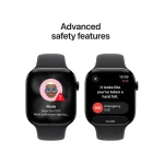 Apple Watch Series 11 Cellular Aluminium 46mm Αδιάβροχο με eSIM και Παλμογράφο (Jet Black Aluminium Case with Black Sport Band - M/L) MFC44ZR/A - Image 6